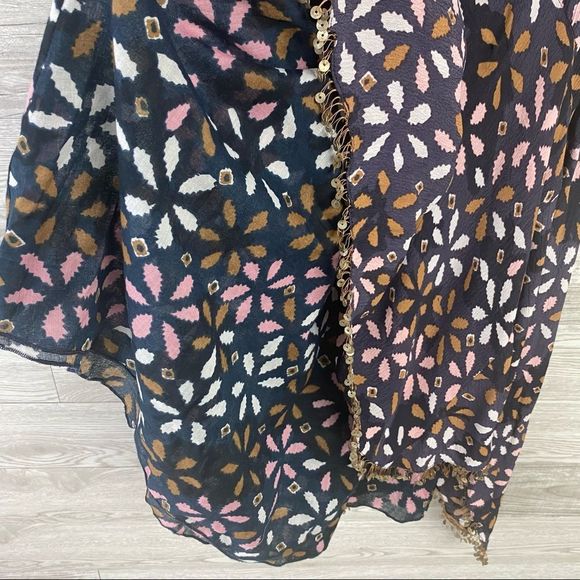 Free People One Sequin boho Asymmetric Layer Dress - Picture 4 of 9